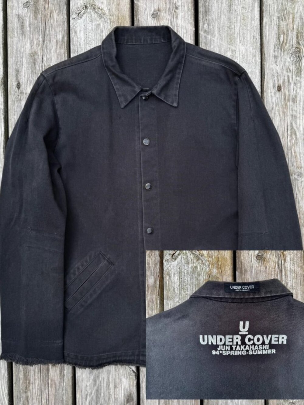 100% Authentic S/S 1994 Undercover by Jun Takahashi Work Jacket Size M - L Large